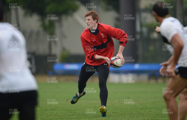 110613 - Wales Rugby Training -Rhys Patchell during training