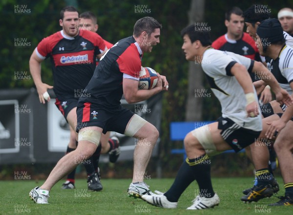 110613 - Wales Rugby Training -Rob McCusker during training