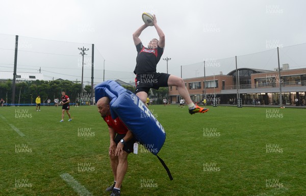 110613 - Wales Rugby Training -Dafydd Howells during training