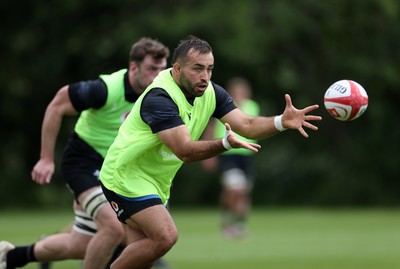 110625 - Wales Rugby Training - Liam Belcher during training