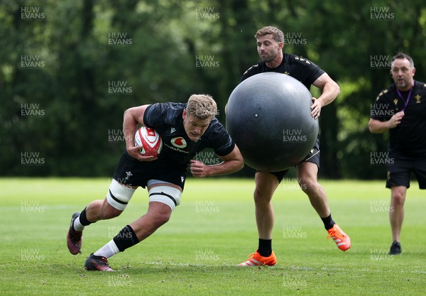 110625 - Wales Rugby Training - Taine Plumtree during training
