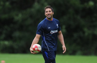 11.08.11 - Wales Rugby Training - Gavin Henson during training. 