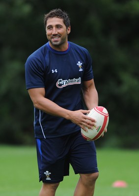 11.08.11 - Wales Rugby Training - Gavin Henson during training. 