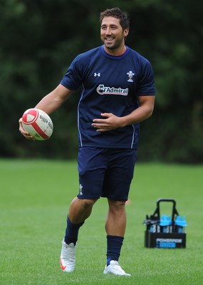 11.08.11 - Wales Rugby Training - Gavin Henson during training. 