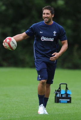 11.08.11 - Wales Rugby Training - Gavin Henson during training. 