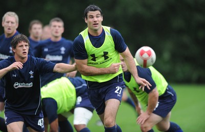 11.08.11 - Wales Rugby Training - Mike Phillips during training. 