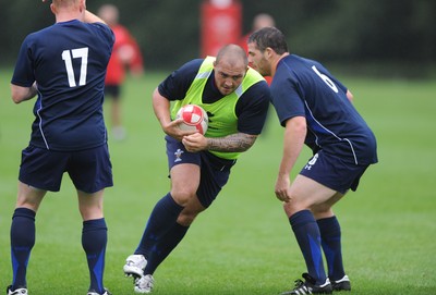 11.08.11 - Wales Rugby Training - Craig Mitchell during training. 