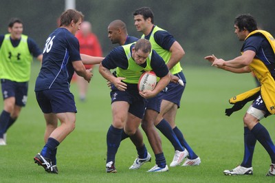 11.08.11 - Wales Rugby Training - Paul James during training. 