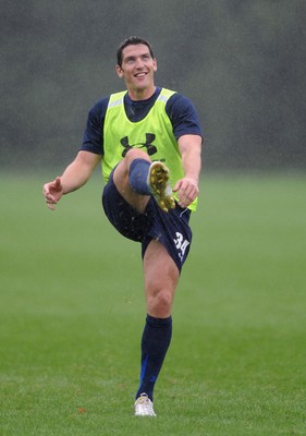 11.08.11 - Wales Rugby Training - James Hook during training. 
