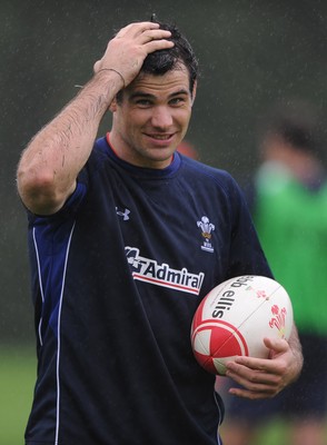 11.08.11 - Wales Rugby Training - Mike Phillips during training. 