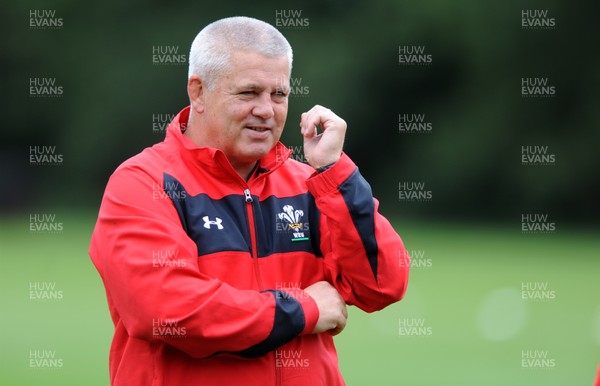 11.08.11 - Wales Rugby Training - Head Coach Warren Gatland during training. 