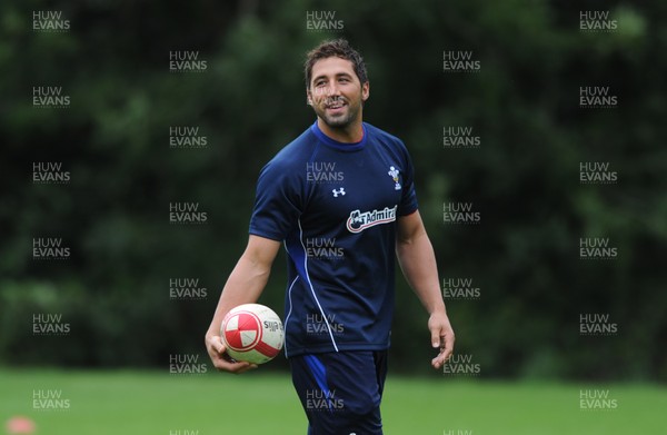 11.08.11 - Wales Rugby Training - Gavin Henson during training. 