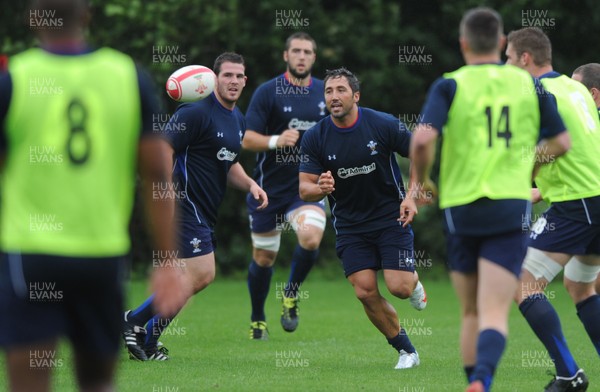 11.08.11 - Wales Rugby Training - Gavin Henson during training. 