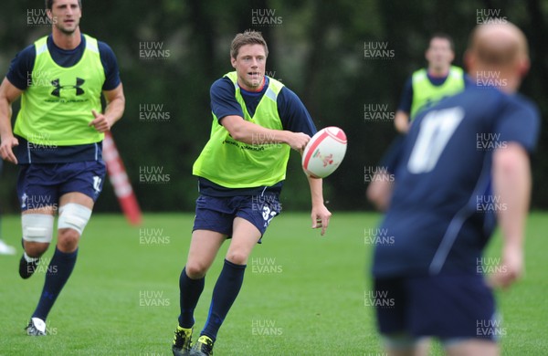 11.08.11 - Wales Rugby Training - Rhys Priestland during training. 