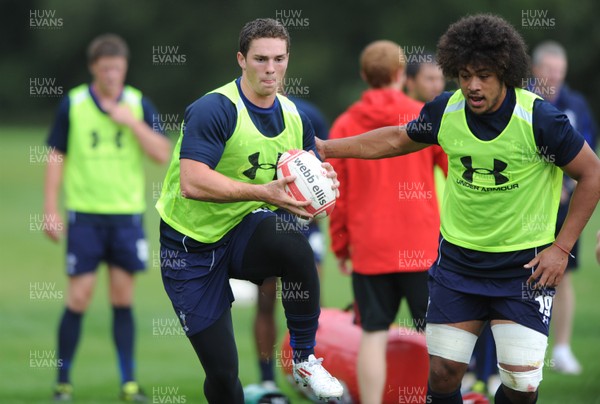 11.08.11 - Wales Rugby Training - George North during training. 