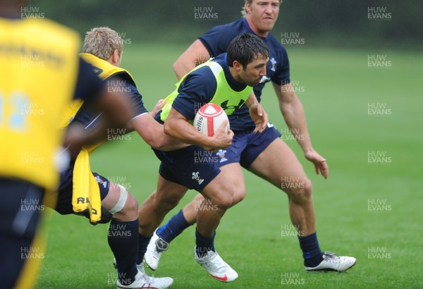 11.08.11 - Wales Rugby Training - Gavin Henson during training. 