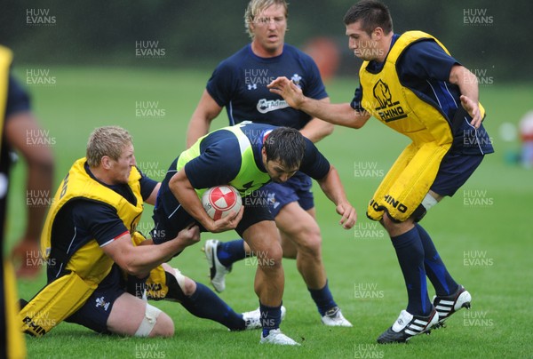 11.08.11 - Wales Rugby Training - Gavin Henson during training. 