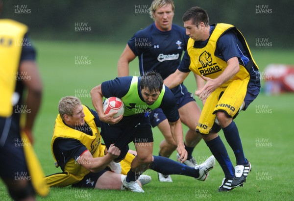11.08.11 - Wales Rugby Training - Gavin Henson during training. 