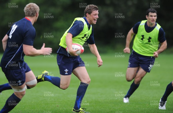11.08.11 - Wales Rugby Training - Rhys Priestland during training. 