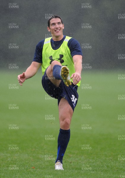 11.08.11 - Wales Rugby Training - James Hook during training. 