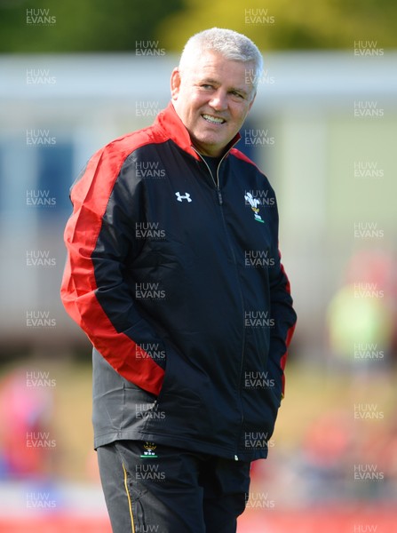 110815 - Wales Rugby Open Training Session -Warren Gatland during an open training session