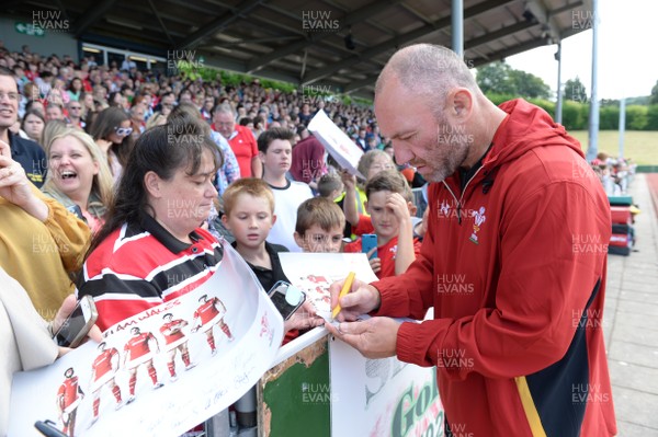 110815 - Wales Rugby Open Training Session -Robin McBryde during an open training session