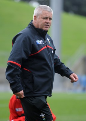 11.10.11 - Wales Rugby Training - Wales head coach Warren Gatland during training. 