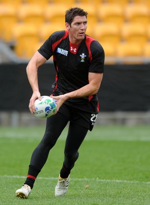 11.10.11 - Wales Rugby Training - James Hook during training. 