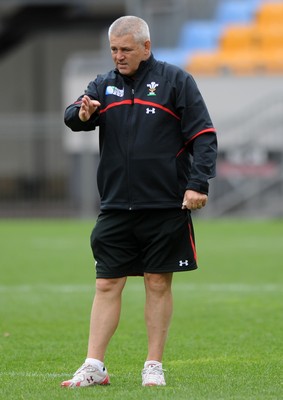 11.10.11 - Wales Rugby Training - Wales head coach Warren Gatland during training. 