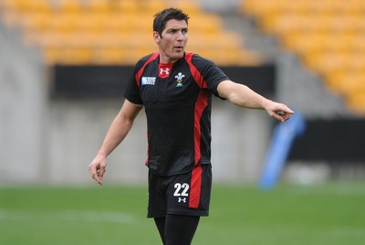 11.10.11 - Wales Rugby Training - James Hook during training. 