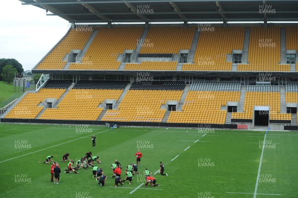 11.10.11 - Wales Rugby Training - Wales players during training. 