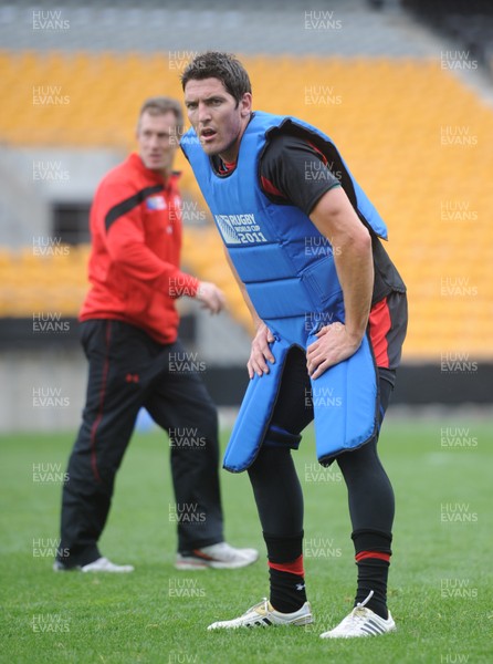 11.10.11 - Wales Rugby Training - James Hook during training. 
