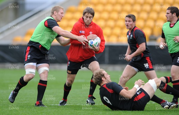 11.10.11 - Wales Rugby Training - Ryan Jones during training. 