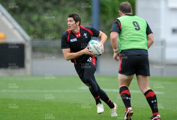 11.10.11 - Wales Rugby Training - James Hook during training. 