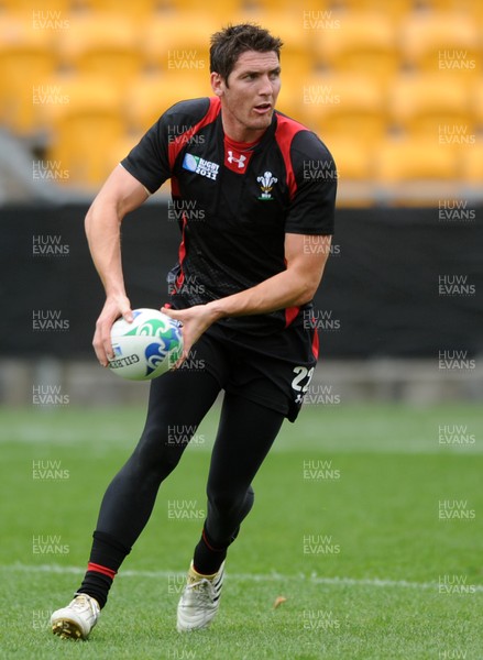 11.10.11 - Wales Rugby Training - James Hook during training. 