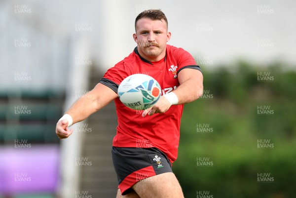 111019 - Wales Rugby Training - Dillon Lewis during training