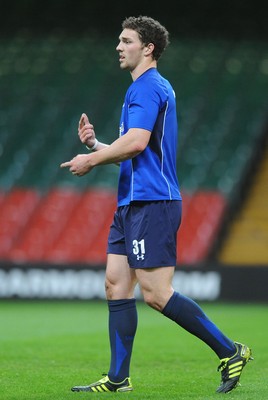 11.11.10 - Wales Rugby Training - George North during training. 