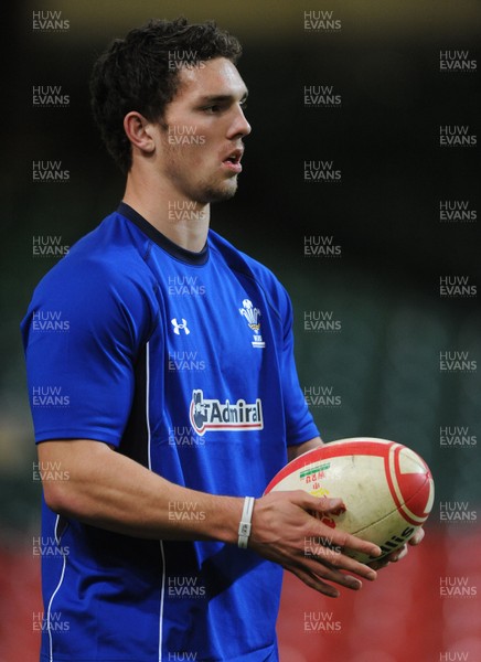 11.11.10 - Wales Rugby Training - George North during training. 