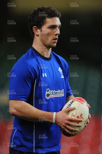 11.11.10 - Wales Rugby Training - George North during training. 