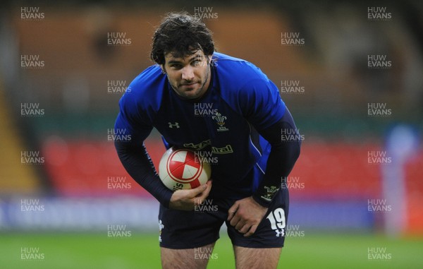 11.11.10 - Wales Rugby Training - Mike Phillips during training. 