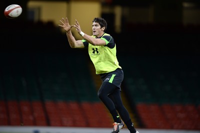 111114 - Wales Rugby Training -James Hook during training