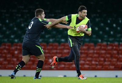 111114 - Wales Rugby Training -Mike Phillips during training