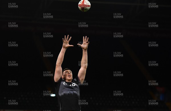 111122 - Wales Rugby Training - Adam Beard during training