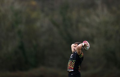 111125 - Wales Rugby Training in the week leading up to their Quilter Nations Series game against Japan - Liam Belcher during training