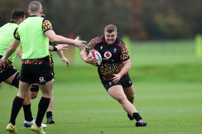 111125 - Wales Rugby Training in the week leading up to their Quilter Nations Series game against Japan - Danny Southworth during training