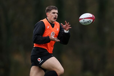 111125 - Wales Rugby Training in the week leading up to their Quilter Nations Series game against Japan - Joe Hawkins during training