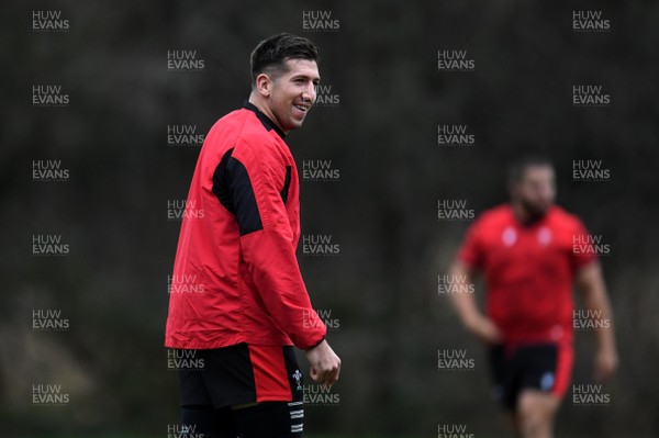 111120 - Wales Rugby Training - Justin Tipuric during training