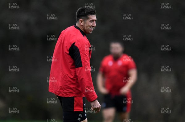 111120 - Wales Rugby Training - Justin Tipuric during training