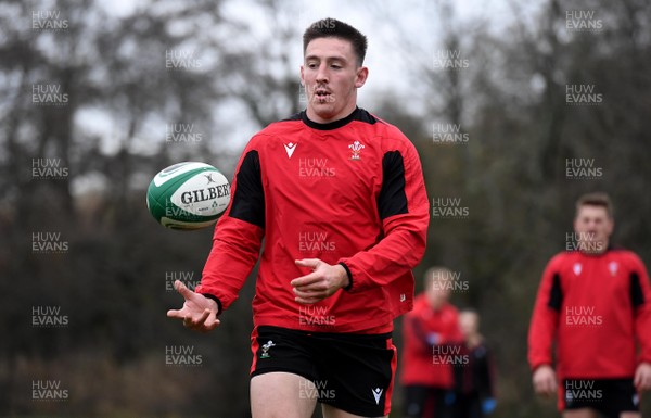 111120 - Wales Rugby Training - Josh Adams during training