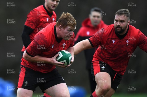111120 - Wales Rugby Training - Rhys Carre during training